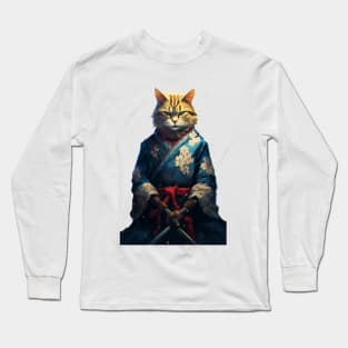 Neko Samurai 2 Long Sleeve T-Shirt